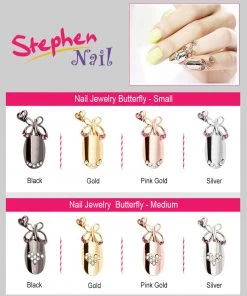 Stephen Nail Jewelry Butterfly (Small Gold)
