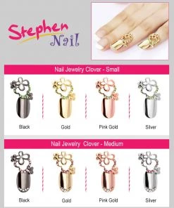 Stephen Nail Jewelry Clover (Medium-Silver)