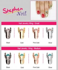 Stephen Nail Jewelry Wing (Medium-Black)