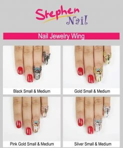 Stephen Nail Jewelry Wing (Medium-Pink Gold)
