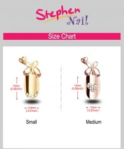 Stephen Nail Jewelry Butterfly (Small Black)