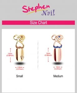 Stephen Nail Jewelry Triple Hearts (Medium-Silver)