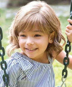 Elsie | Kids Lace Front & Monofilament Part Synthetic Wig By Amore