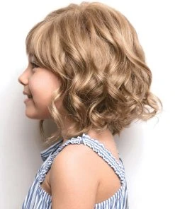Elsie (Exclusive) | Kids Lace Front & Monofilament Part Synthetic Wig By Amore Wigs For Kids