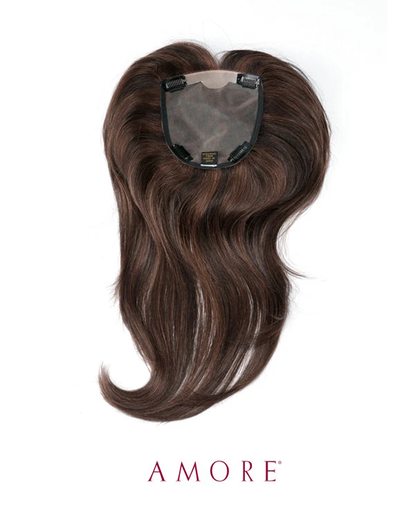Long Top Piece Monofilament Synthetic Wiglet By Amore 7 Long Top Piece Monofilament Synthetic Wiglet By Amore