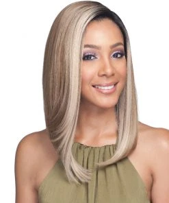 Wigs For Black Women Amiyah | Lace Front Synthetic Wig By Bobbi Boss