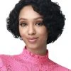 Wigs For Black Women Lashonda | Lace Front Remy Human Hair Wig By Bobbi Boss