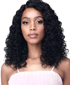 Wigs For Black Women Water Wave 16 | Lace Front Human Hair Wig By Bobbi Boss