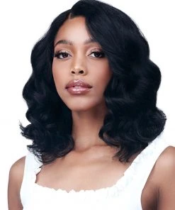 Wigs For Black Women Super Wave 14 | Lace Front Human Hair Wig By Bobbi Boss