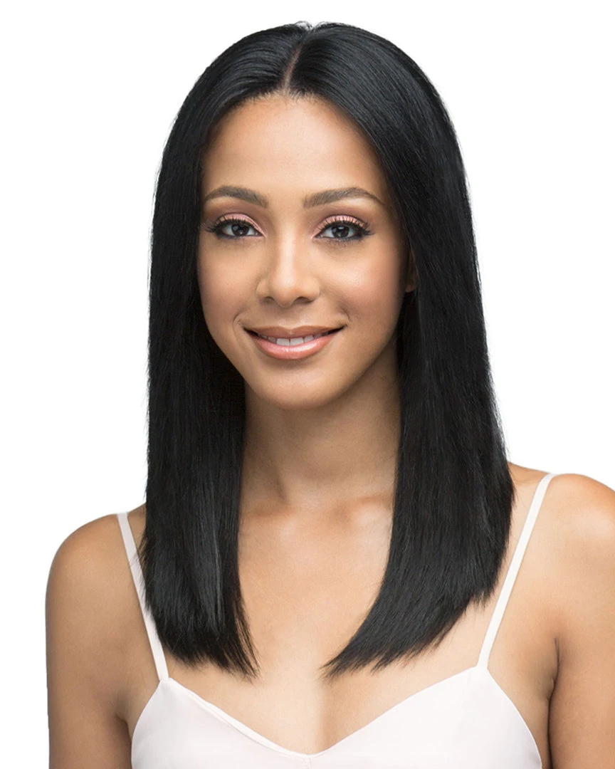Wigs For Black Women Natural Straight 18 | Lace Front Remy Human Hair Wig By Bobbi Boss 3 Wigs For Black Women Natural Straight 18 | Lace Front Remy Human Hair Wig By Bobbi Boss