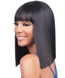 Wigs For Black Women Yara Bang | Lace Front Synthetic Wig By Bobbi Boss 6 Wigs For Black Women Yara Bang | Lace Front Synthetic Wig By Bobbi Boss