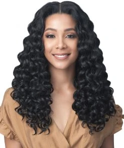 Wigs For Black Women Lourdes | Lace Front Synthetic Wig By Bobbi Boss