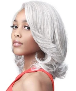 Wigs For Black Women Bailey | Lace Front Synthetic Wig By Bobbi Boss