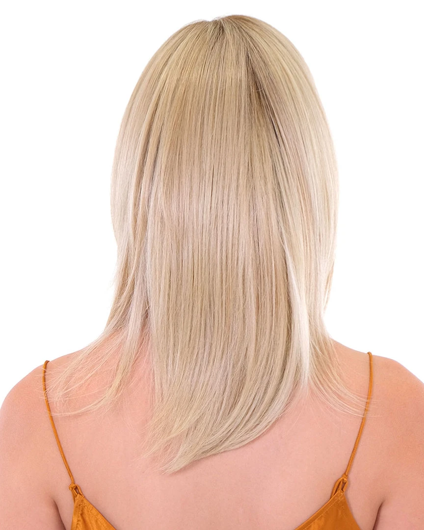 14~16 Inch Premium 100% Handmade Topper 14 Straight | Toppers By Belle Tress 6 14~16 Inch Premium 100% Handmade Topper 14 Straight | Toppers By Belle Tress