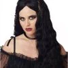 California Costume Wigs Gothic Princess Black Halloween Wig By California Costumes