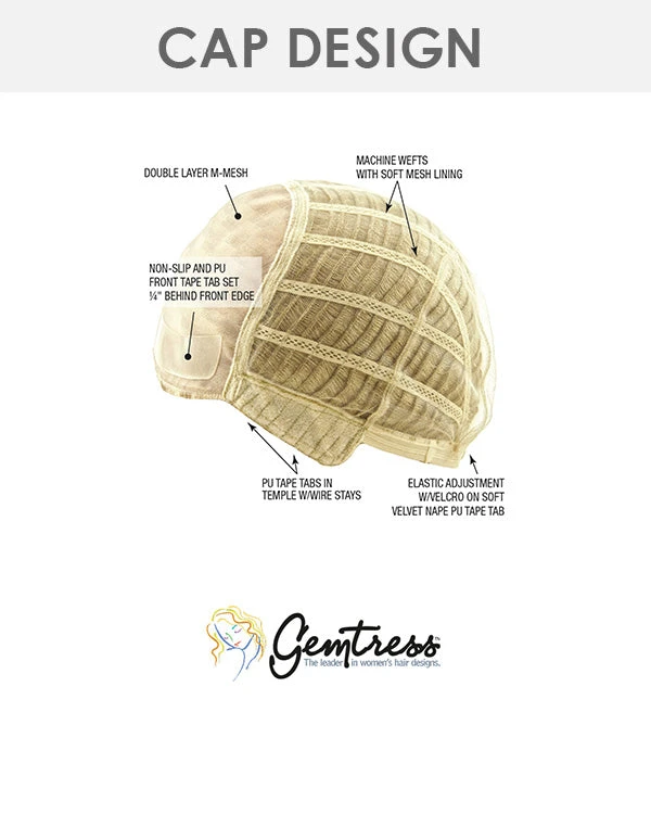 Camellia | Monofilament Synthetic Wig By Gemtress Wigs For Women 7 Camellia | Monofilament Synthetic Wig By Gemtress Wigs For Women