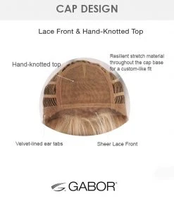 Wigs For Women Epic | Lace Front & Monofilament Top Synthetic Wig By Gabor