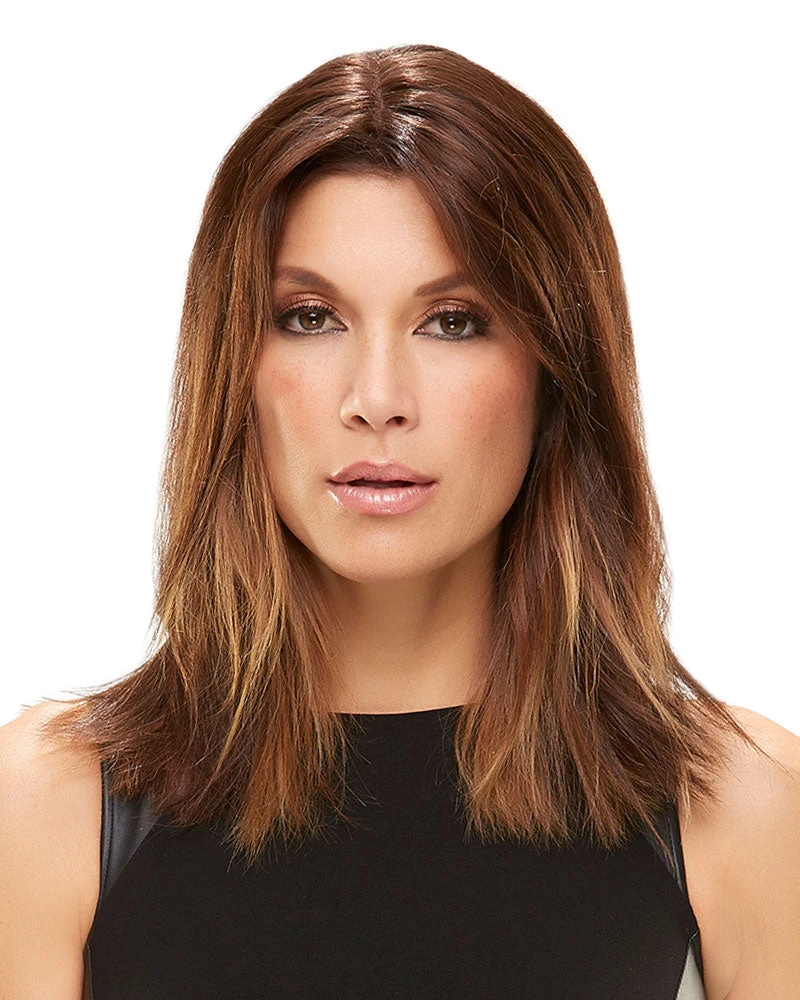 EasiPart HD 18 Inch | Monofilament Clip-in Crown Volumizer Toppers By Jon Renau 5 EasiPart HD 18 Inch | Monofilament Clip-in Crown Volumizer Toppers By Jon Renau