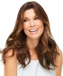 EasiPart HD 18 Inch | Monofilament Clip-in Crown Volumizer Toppers By Jon Renau 20 EasiPart HD 18 Inch | Monofilament Clip-in Crown Volumizer Toppers By Jon Renau