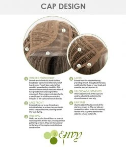 London | Lace Front & Monofilament Part Synthetic Wig By Envy Wigs For Women