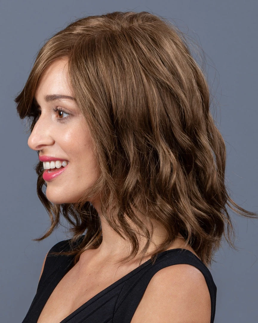 Mid Length Beach Waves | Lace Front & Monofilament Synthetic Wig By TressAllure 6 Mid Length Beach Waves | Lace Front & Monofilament Synthetic Wig By TressAllure