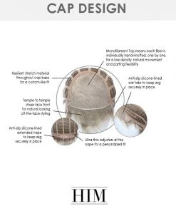 Grit | Average/Large Men's Lace Front & Monofilament Synthetic Wig By HIM