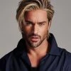 Wigs For Men Daring | Average/Large Men's Lace Front & Monofilament Part Synthetic Wig By HIM