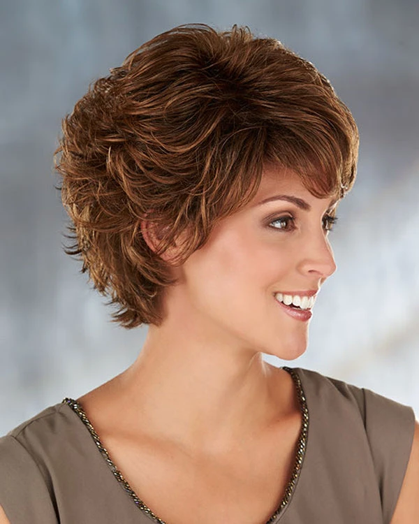 Wigs For Women Tyler | Lace Front & Monofilament Synthetic Wig By Henry Margu 4 Wigs For Women Tyler | Lace Front & Monofilament Synthetic Wig By Henry Margu