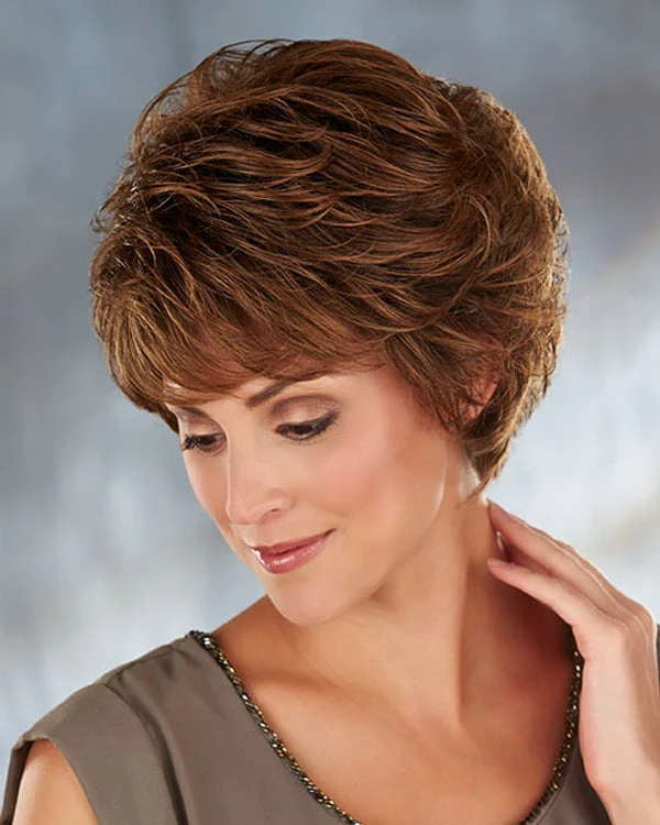 Wigs For Women Tyler | Lace Front & Monofilament Synthetic Wig By Henry Margu 5 Wigs For Women Tyler | Lace Front & Monofilament Synthetic Wig By Henry Margu