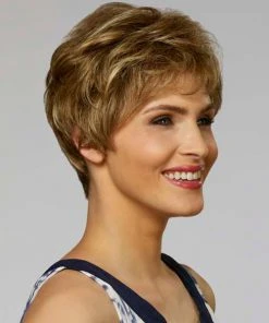 Wigs For Women Monica Petite | Lace Front & Monofilament Synthetic Wig By Henry Margu