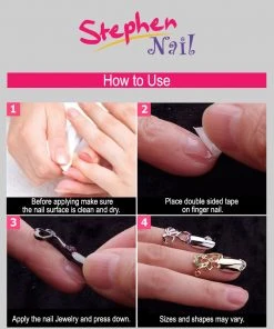 Stephen Nail Jewelry Wing (Small-Black)