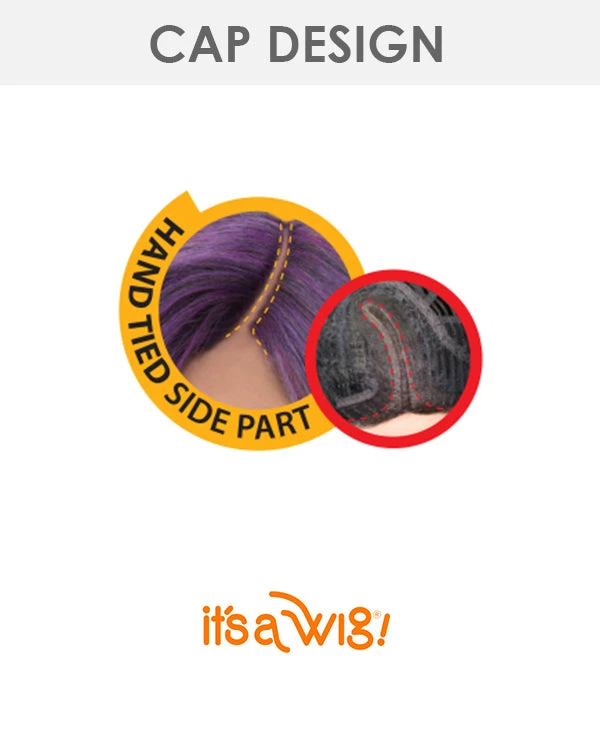 Wigs For Black Women Damariss | Lace Part Synthetic Wig By It's A Wig 9 Wigs For Black Women Damariss | Lace Part Synthetic Wig By It's A Wig