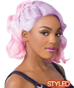 Wigs For Black Women Swiss Lace Kaso | Lace Front Synthetic Wig By It's A Wig