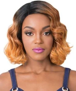 Wigs For Black Women Swiss Lace Kaso | Lace Front Synthetic Wig By It's A Wig