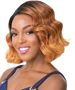 Wigs For Black Women Swiss Lace Kaso | Lace Front Synthetic Wig By It's A Wig