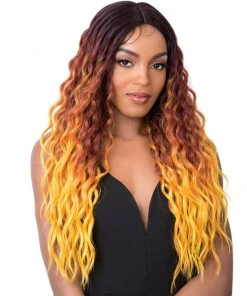 Wigs For Black Women Swiss Lace Sunflower | Lace Front & Lace Part Synthetic Wig By It's A Wig