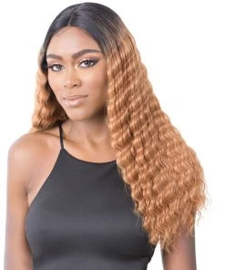 HD Lace Crimped Hair-3 | Lace Front & Lace Part Synthetic Wig By It's A Wig