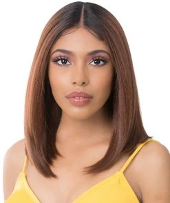HD T Lace Devika | Lace Front & Lace Part Synthetic Wig By It's A Wig Wigs For Black Women