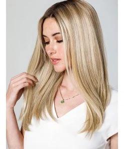 Wiglets EasiPart T HD 18 Inch (Exclusive) | Monofilament Synthetic Hair Toppers By Jon Renau