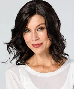 Top Coverage Wavy 12 Inch (Exclusive) | Lace Front & Monofilament Synthetic Hair Toppers By Jon Renau 8~12 Inch