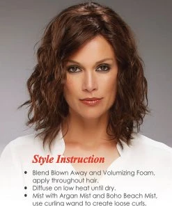 Wigs For Women Carrie (Exclusive) | Lace Front & Monofilament Human Hair Wig By Jon Renau