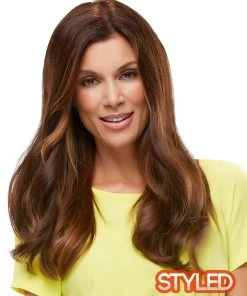 Top Form 18 Inch | Monofilament Remy Human Hair Toppers By Jon Renau Wiglets