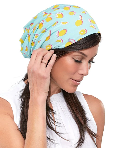 Jon Renau Softie Boho Beanie Print Headwear 7 Jon Renau Softie Boho Beanie Print Headwear