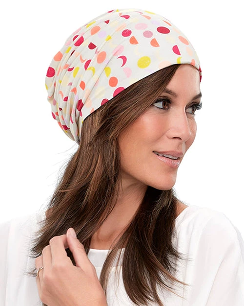 Jon Renau Softie Boho Beanie Print Headwear 5 Jon Renau Softie Boho Beanie Print Headwear