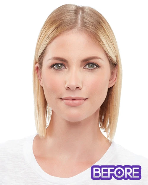 EasiPart XL 8 Inch | Monofilament Remy Human Hair Toppers By Jon Renau 6 EasiPart XL 8 Inch | Monofilament Remy Human Hair Toppers By Jon Renau