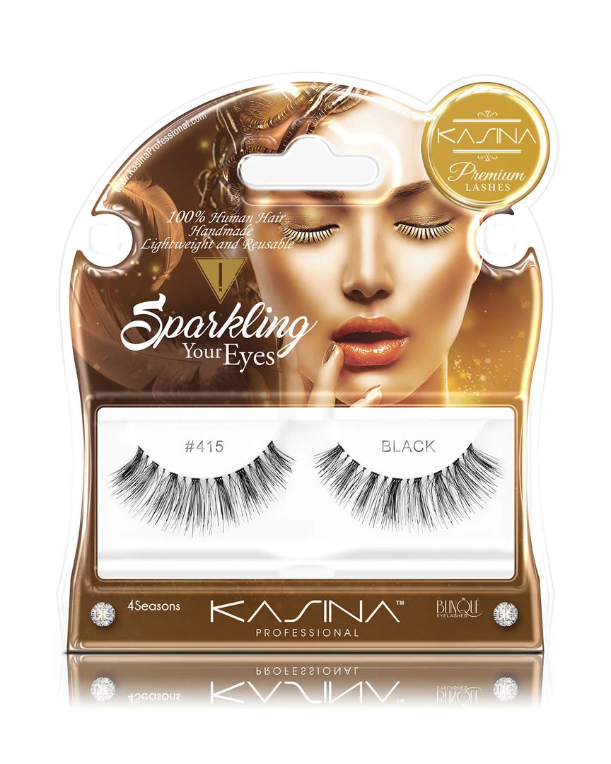 Premium 4 Seasons Eyelashes #415 By Kasina Professional 3 Premium 4 Seasons Eyelashes #415 By Kasina Professional