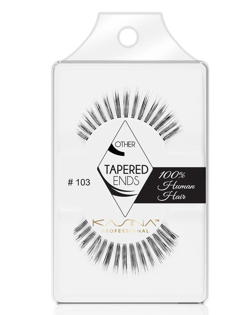 Tapered Ends Eyelashes #103 By Kasina Professional 3 Tapered Ends Eyelashes #103 By Kasina Professional