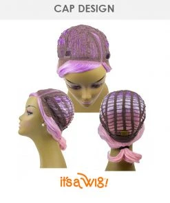 Wigs For Black Women Swiss Lace Kaso | Lace Front Synthetic Wig By It's A Wig