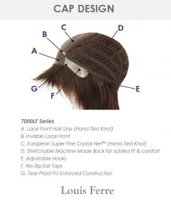 Charlotte | Lace Front & Monofilament Synthetic Hair Wig By Louis Ferre Wigs For Women 9 Charlotte | Lace Front & Monofilament Synthetic Hair Wig By Louis Ferre Wigs For Women