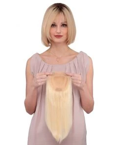 Toppiece 3002 | Monofilament Human Hair Wiglets By Louis Ferre